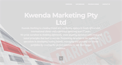 Desktop Screenshot of kwenda.net